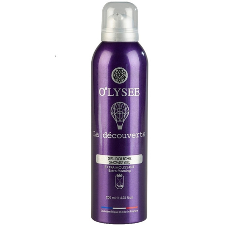 Очищуюча гель-піна для душу O'LYSEE Extra Foaming Shower Gel La découverte, 200 мл