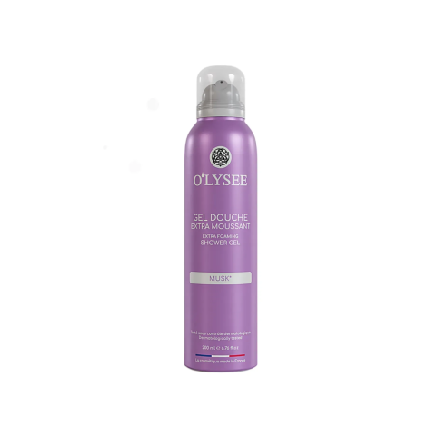 Гель-піна для душу з мускусним ароматом O’LYSEE Extra Foaming shower Gel Musc, 200 мл
