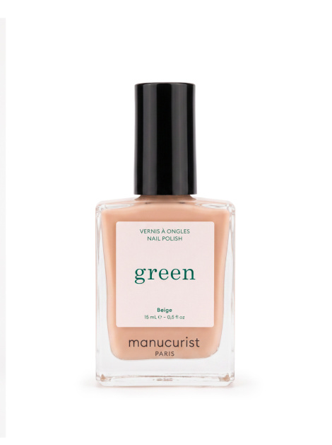 Лак для нігтів з нюдовим відтінком Manucurist Green™ Beige, 15 мл