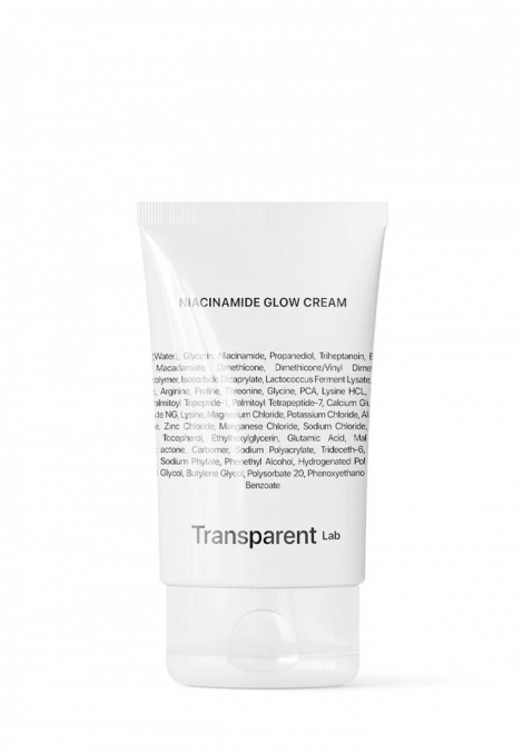 Освітлюючий крем-гель для обличчя NIACINAMIDE GLOW CREAM Transparetn-Lab, 50 мл
