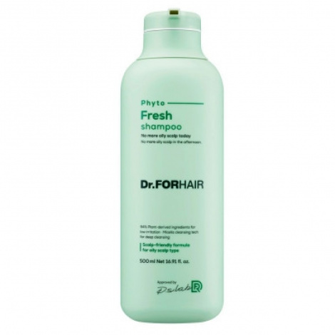 Міцелярний шампунь для жирної шкіри голови Dr.FORHAIR Phyto Fresh, 500 мл