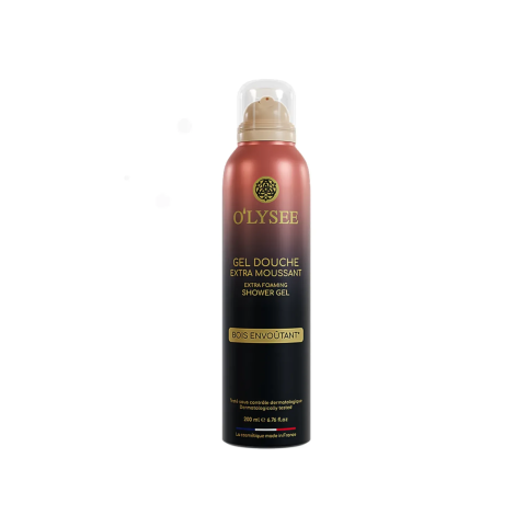 Гель-піна для душу з деревним ароматом O’LYSEE Extra Foaming shower Gel Bois Envoutant, 200 мл