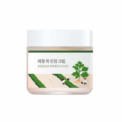 Успокаивающий крем с морской полынью ROUND LAB MUGWORT Calming Cream, 80 мл