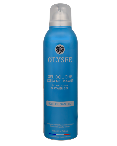 Гель-піна для душу з ароматом сандалового дерева O’LYSEE Bois de Santal extra foaming shower gel, 200 мл
