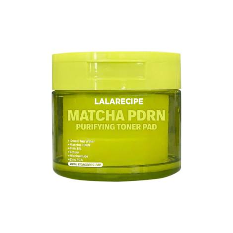 Тонер-педи з Matcha PDRN комплексом Lalarecipe Matcha PDRN Purifying Toner Pad , 70 шт