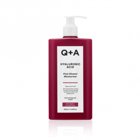Средство для интенсивного увлажнения влажной кожи Q+A Hyaluronic Acid Post-Shower Moisturiser, 250 мл