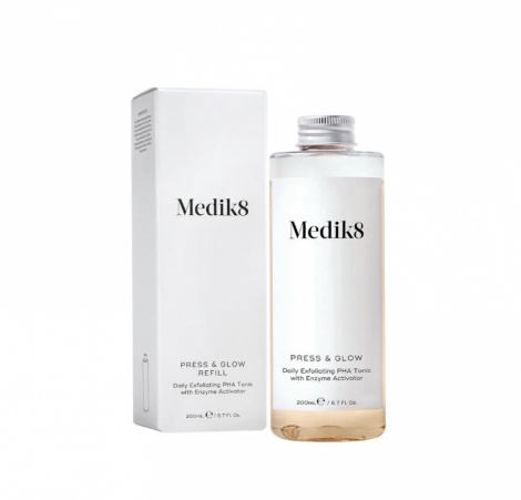 Щоденний відлущуючий тонік з РНА кислотами Medik8 Press & Glow Daily Exfoliating Tonic, 200 мл
