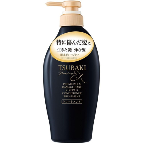Кондиционер Shiseido TSUBAKI Premium EX для ухода и восстановления повреждённых волос, 450 мл