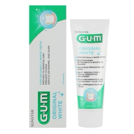 Зубна паста для дбайливого відбілювання GUM Original White , 75 мл