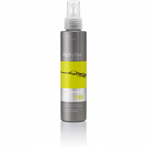 Незмивна мультиактивна маска - спрей Erayba HydraKer K10 Keratin Total Mask, 150 мл