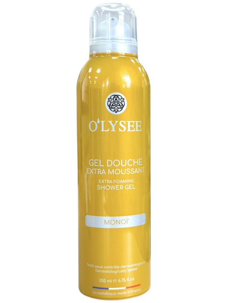 Гель-піна для душа з тропічним ароматом O'LYSEE Extra Foaming Shower Gel Monoї, 200 мл