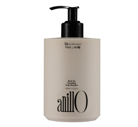 Живильний шампунь проти випадіння волосся Anillo Black Tea Nourishing Scalp Shampoo, 450 мл