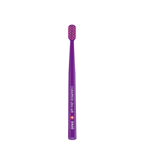 Зубна щітка Curaprox CS 5460 Ultra Soft, d 0,10 мм (фіолетова щітка/рожева щетина)
