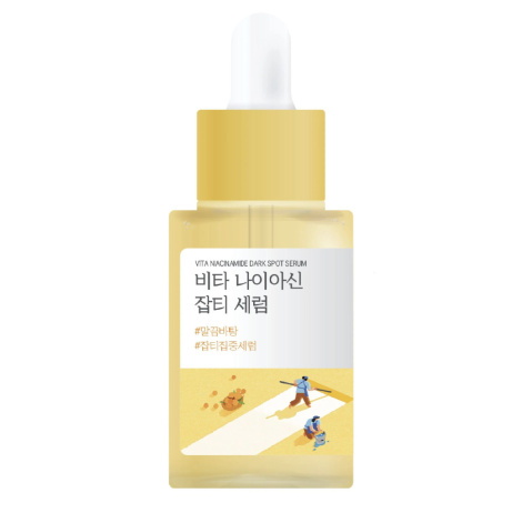 Освітлювальна сироватка з вітаміном C та ніацинамідом ROUND LAB Vita Niacinamide Dark Spot Serum, 30 мл