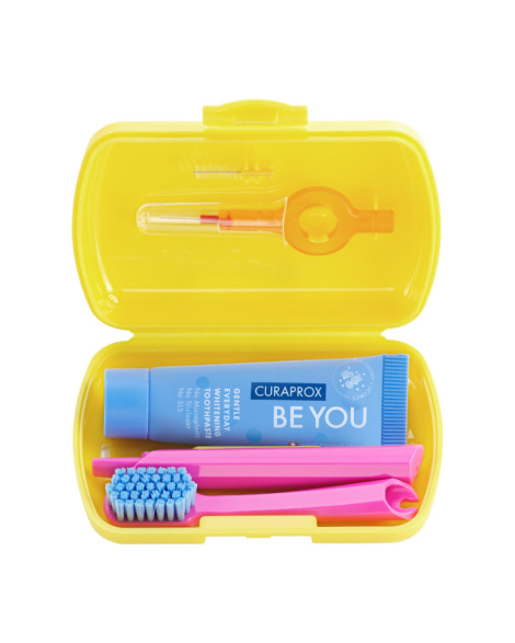 Дорожній набір Curaprox 'BE YOU' YELLOW (жовтий)