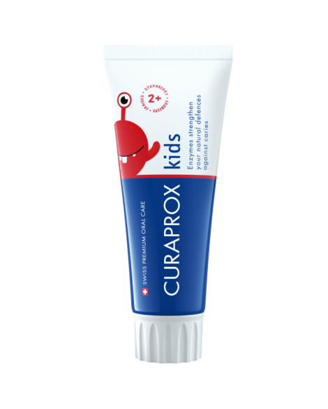 Дитяча зубна паста Curaprox Kids 2+ (полуниця), 60 мл