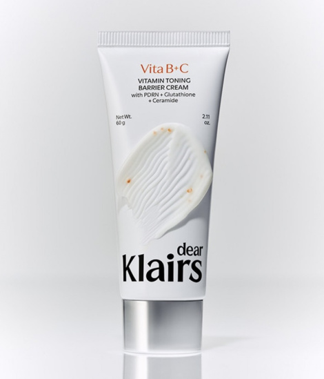 Вітамінний тонізуючий бар’єрний крем DEAR, KLAIRS Vitamin Toning Barrier Cream, 60 мл