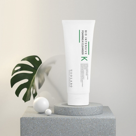 Делікатний засіб для вмивання з вітаміном К Usolab Bio Intensive Foaming K Cleanser, 120 мл