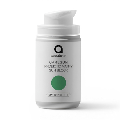 Сонцезахисний матуючий крем для жирної шкіри Aboutskin CareSun Probiotic Matify Sun Block, 30 мл