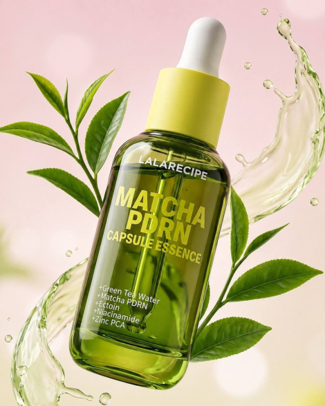 Капсульна есенція-сироватка з комплексом Matcha PDRN LALARECIPE Matcha PDRN Capsule Essence, 30 мл
