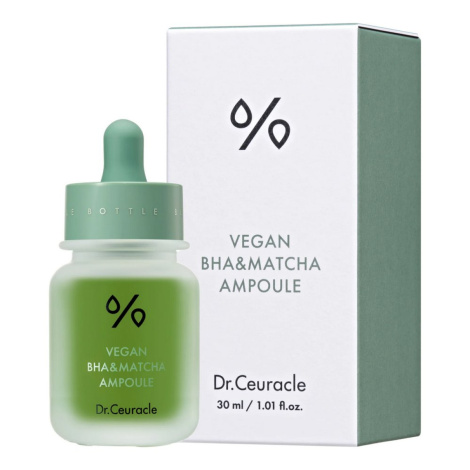 Ампульная сыворотка с BHA кислотой и экстрактом чая Матча Dr.Ceuracle Vegan BHA&Matcha Ampoule, 30 мл