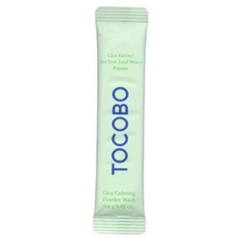 Энзимная пудра для глубокой очистки кожи с центеллой азиатской Tocobo Cica Calming Powder Wash, 0,6 г