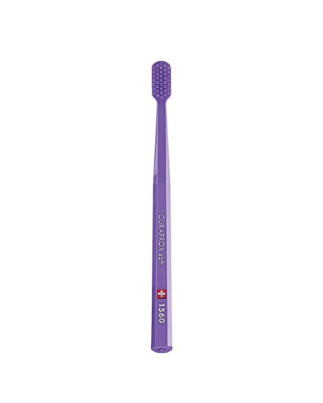 Зубна щітка Curaprox CS 1560 Soft, D 0,15 мм (щітка фіолетова/фіолетова щетина)