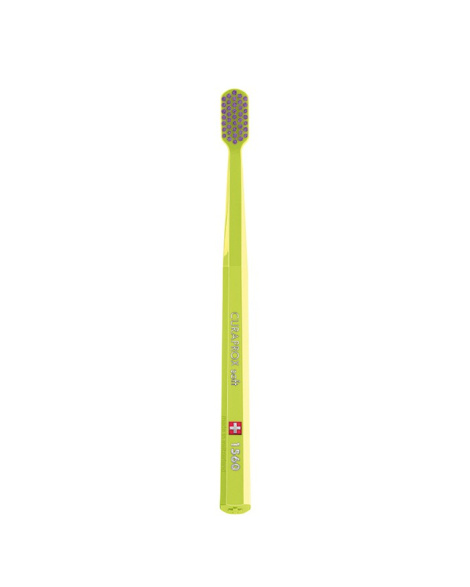 Зубна щітка Curaprox CS 1560 Soft, D 0,15 мм (щітка жовта/фіолетова щетина)