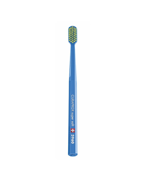 Зубна щітка Curaprox CS 3960 Super Soft, D 0,12 мм (щітка синя/щетина жовта)