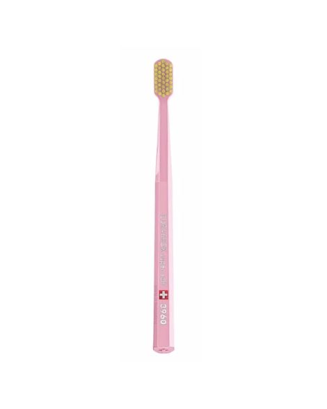 Зубна щітка Curaprox CS 3960 Super Soft, D 0,12 мм (щітка рожева/щетина жовта)
