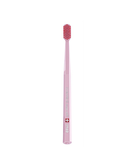 Зубна щітка Curaprox CS 3960 Super Soft, D 0,12 мм (щітка рожева/щетина червона)
