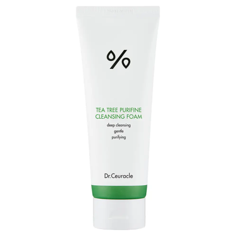 Гель-пінка для вмивання з екстрактом чайного дерева Dr. Ceuracle Tea Tree Purifine 30 Cleansing Foam, 150 мл
