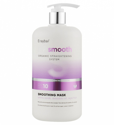 Незмивна маска-спрей для розгладження Erayba BIO smooth BS10, 1000 мл
