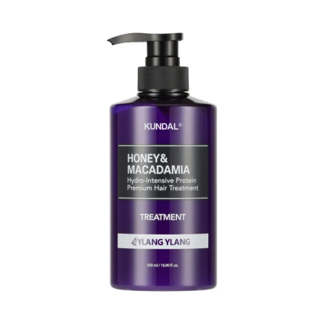 Кондиционер-маска для волос "Иланг-Иланг" Kundal Honey & Macadamia Protein Hair Treatment Ylang Ylang 500 мл