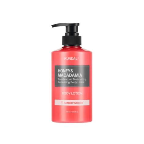Лосьйон для тіла Kundal Honey & Macadamia Pure Body Lotion Amber Woody, 500 мл