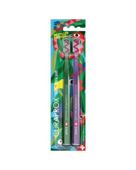 Набір зубних щіток Curaprox CS 5460 RECYCLED EDITION 2024, 2 PCS