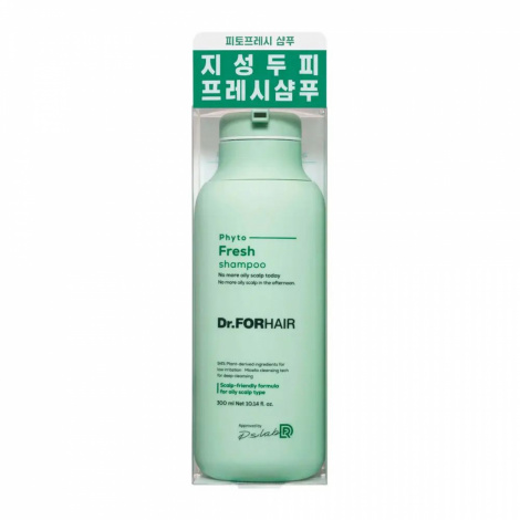 Міцелярний шампунь для жирної шкіри голови Dr.FORHAIR Phyto Fresh, 300 мл