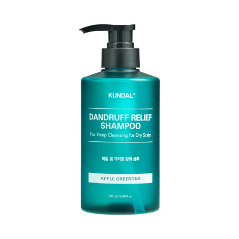Шампунь проти лупи "Яблуко & Зелений Чай" Kundal Dandruff Relief Shampoo Apple Green Tea, 500 мл