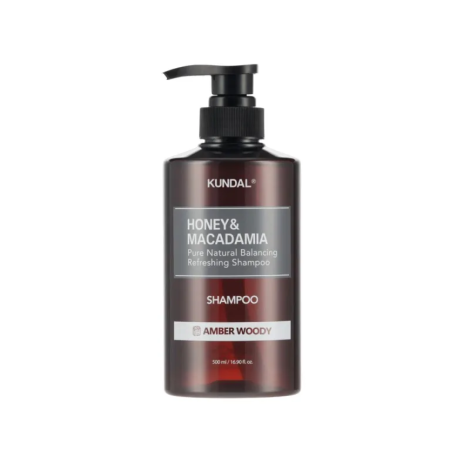 Шампунь відновлюючий Kundal Honey & Macadamia Nature Shampoo Amber Woody, 500 мл