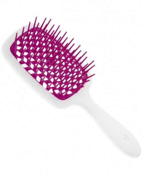 Щетка для волос Janeke Superbrush White and Fuchsia color - SP226BIA FUX