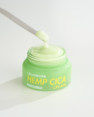 Заспокійливий гель-крем з комплексом CICA та коноплею LALARECIPE Hemp Cica Cream, 50 мл