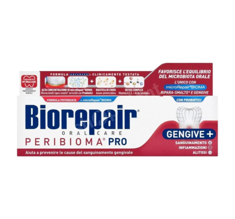 Зубна паста Biorepair PRO «PERIBIOMA», 75 мл