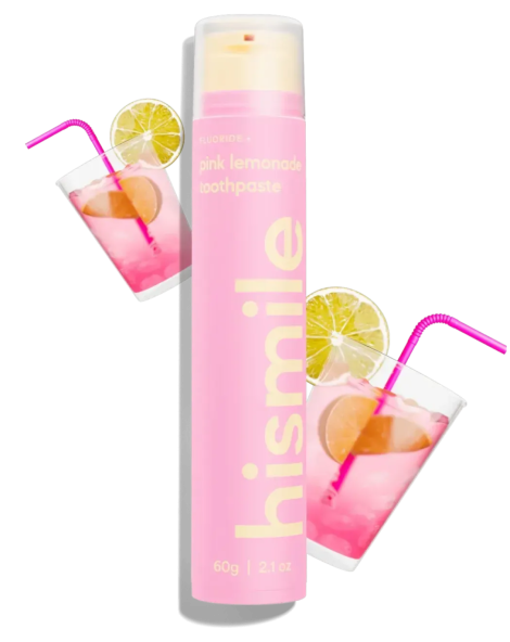 Зубна паста зі смаком рожевого лимонаду Hismile Pink Lemonade Toothpaste, 60 г